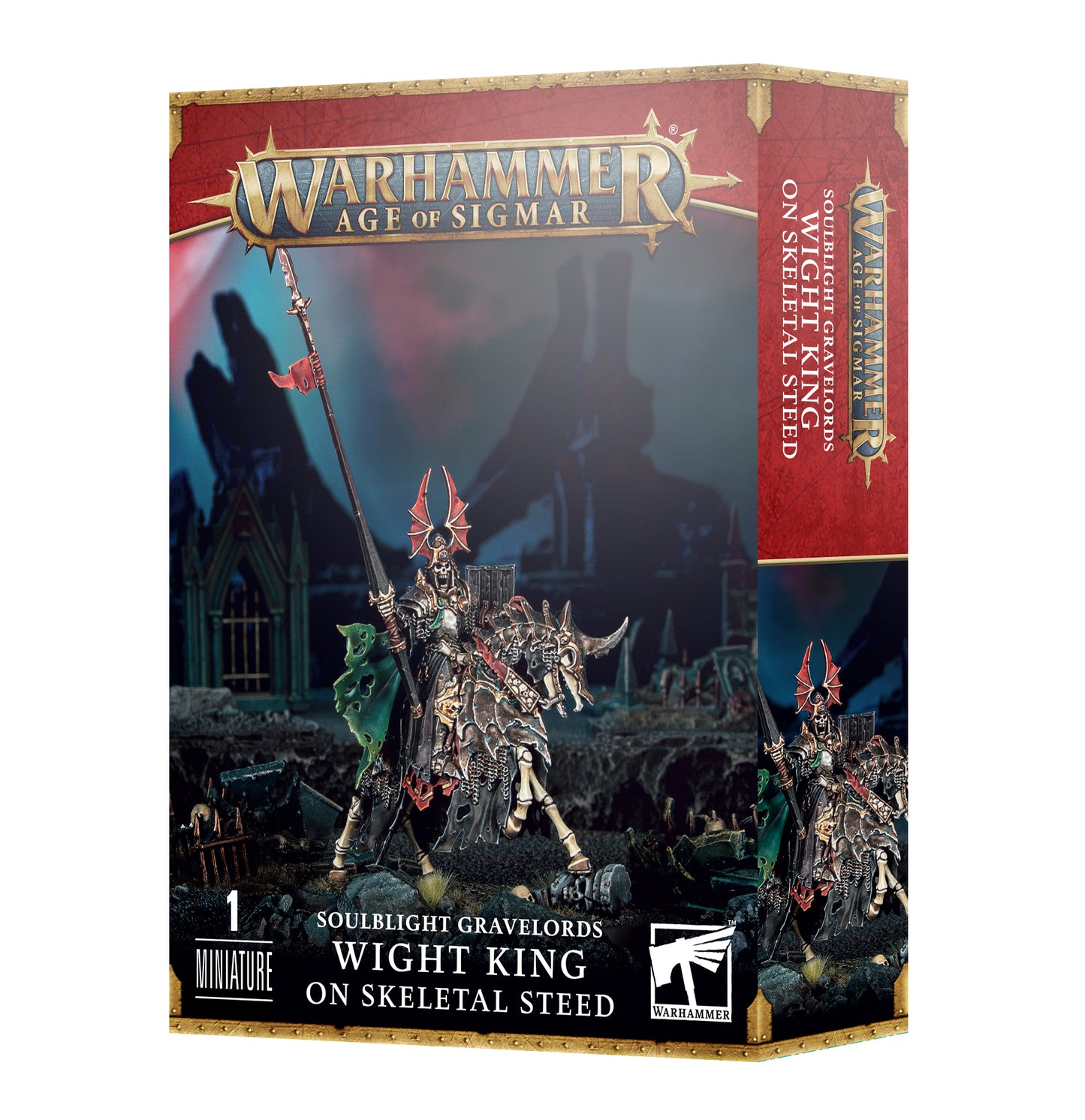 Age of Sigmar: Soulblight Gravelords: Wight King on Skeletal Steed