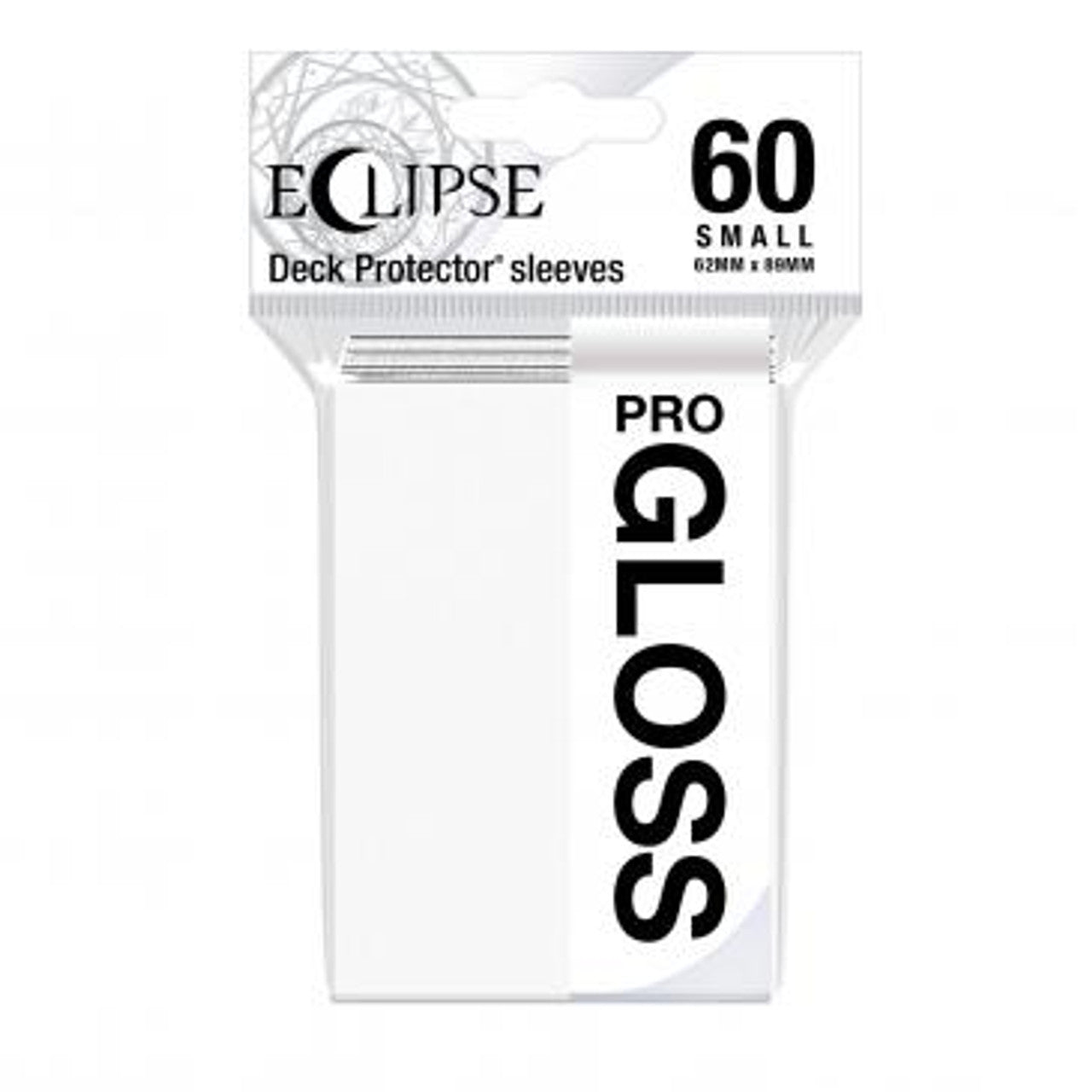 Ultra Pro - Eclipse Gloss Small Sleeves 60 Pack - Arctic White