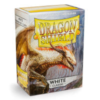 Dragon Shield - Classic Standard Size Sleeves 100pk - White (10 Count)
