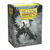 Dragon Shield - Dual Matte Standard Size Sleeves 100pk - Justice (10 Count)