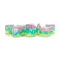 Fanroll - 16mm Resin Poly Dice Set: Layered Stardust Radiance