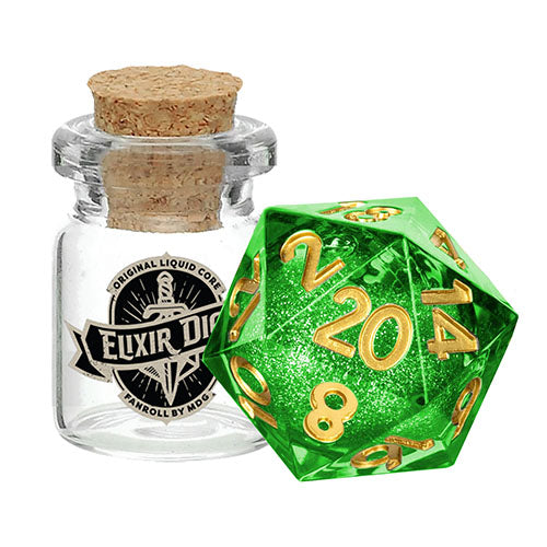 Fanroll - Individual D20 Elixir Liquid Core Dice: Aegis of Hope