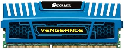CMZ16GX3M2A1600C9 Vengeance 8GB Blue DDR3 1600 Mhz CL9 XMP Performance Desktop Memory Kit Black
