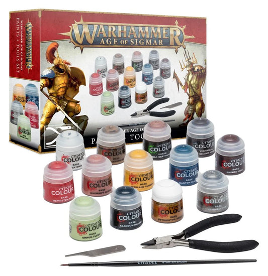Warhammer Age of Sigmar 3.0 Paints & Tools Set