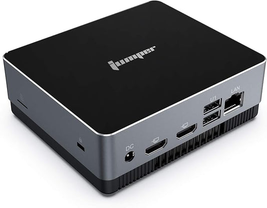 Jumper Mini PC Intel i3 CPU 8GB RAM 128GB ROM UHD Graphics Windows 10 Mini Desktop Computer