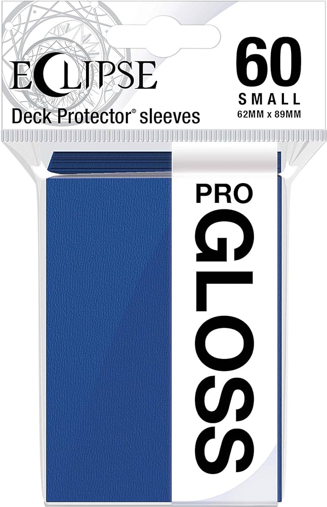 Ultra Pro - Eclipse Gloss Small Sleeves 60 Pack - Pacific Blue