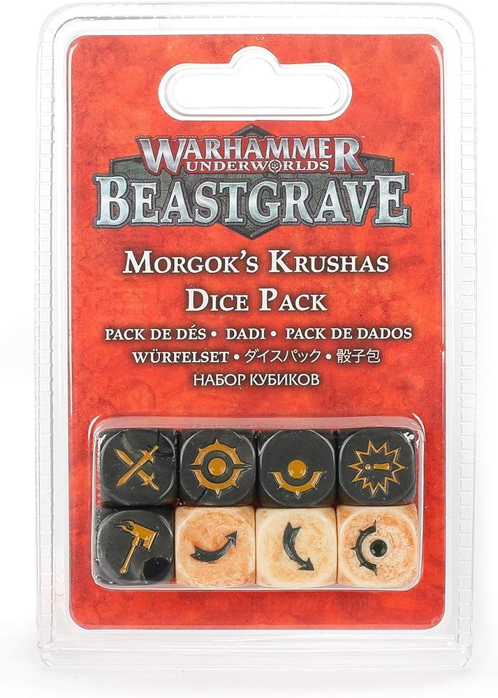 Warhammer Underworlds: Morgok's Krushas Dice Set