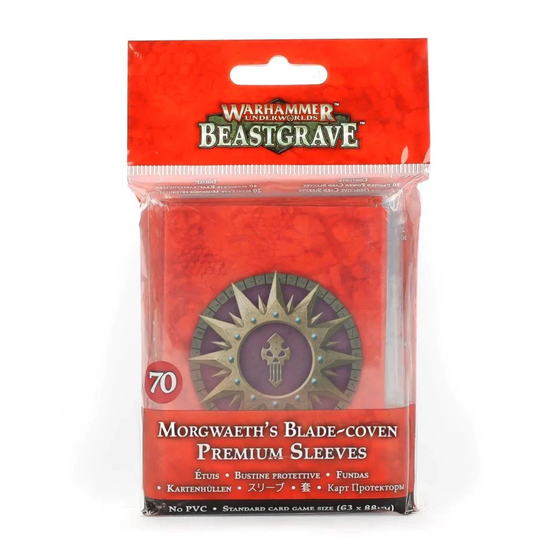 Warhammer Underworlds: Morgwaeth's Blade-Coven Premium Sleeves