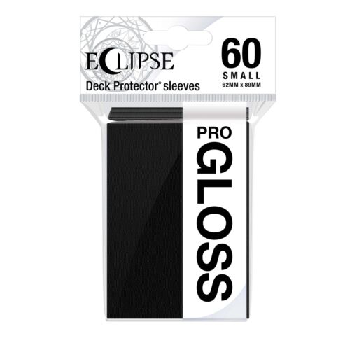 Ultra Pro - Eclipse Gloss Small Sleeves 60 Pack - Jet Black