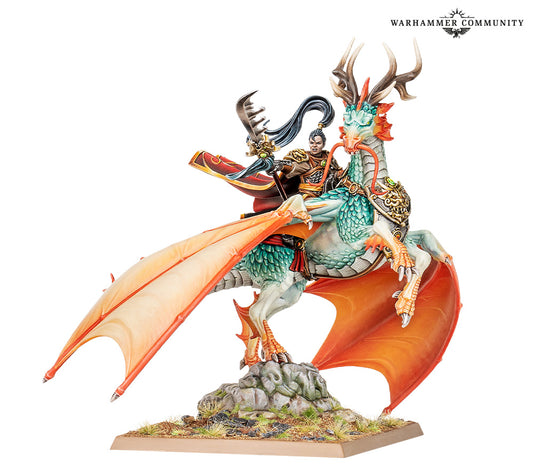 The Old World: Shugengan Lord on Great Spirit Longma