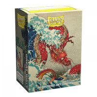 Dragon Shield - Brushed Art Standard Size Sleeves 100pk - Limited Edition Great Wave